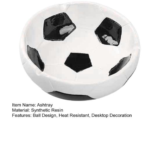 Basketball Ashtray Heat-resistant Heavy Duty Resin Football Ash Holder Portable Travel Home Office Outdoor Ash Storage Tray