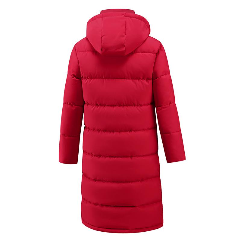 Unisex Long Cotton Sports Jacket with Velvet Lining for Students - Winter Training & Art Exam Outerwear