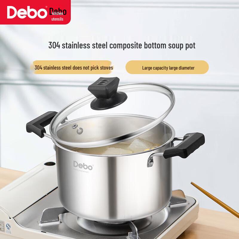 Debo Phoebe 304 Stainless Steel Stockpot