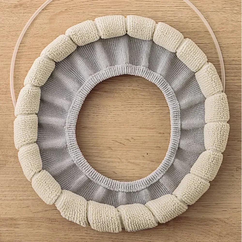 Thickened Toilet Mat Antifreeze Toilet Covers Washable Knitted Mat Gentle Animated Toilet Seat Covers Bathroom Products