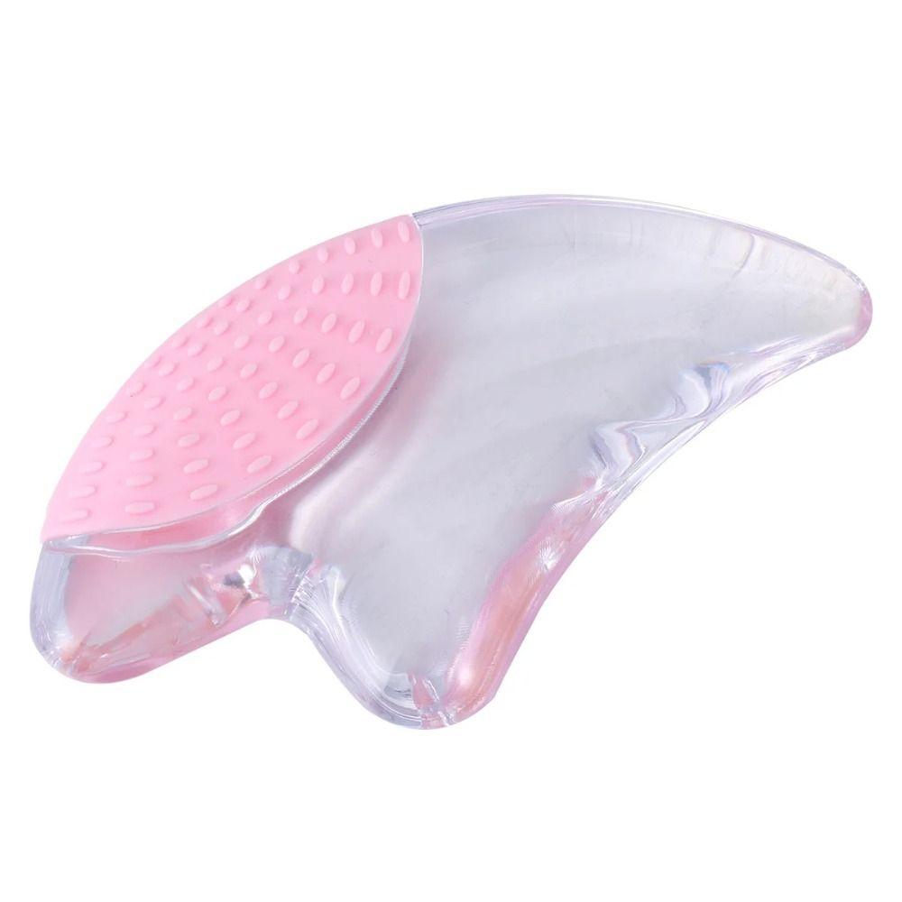 Wrinkle Removal Facial Massage Scraper Transparent Resin Facial Guasha Massager  Skin Care