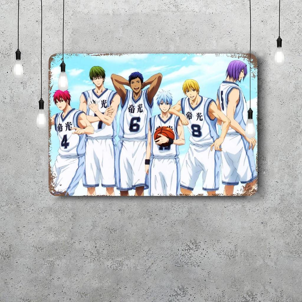 kuroko no basket replace plus Vintage Metal Tin Signs Posters Decor Retro Metal Plaque Wall Art Decor for Garage Bar