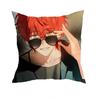 Game Mystic Messenger Pillow Case Sofa Living Room Bedroom Headboard Backrest Cushion Square Cushion Nap Time