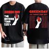 Punk Rock Band Green Day Dookie Graphic T Shirts Men Women Gothic Vintage Short Sleeve T-shirt Fashion Casual Oversized T-shirts