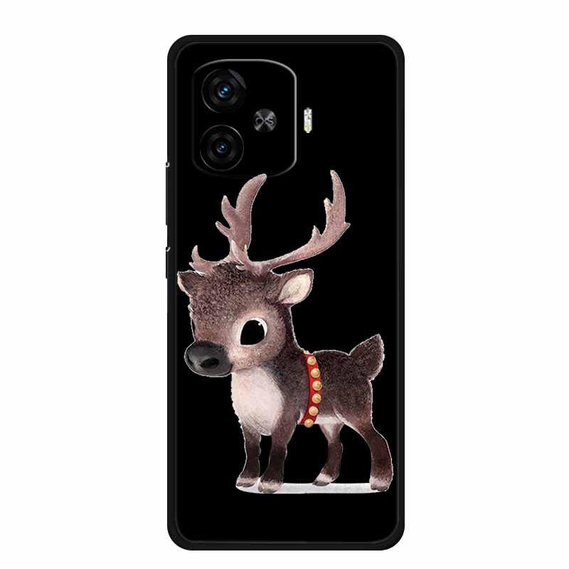 Black Silicone Case For Vivo iQOO Z9 Turbo Plus Case Z 9 Turbo Coque Soft Back Cover For Vivo iQOO Z9 Turbo Phone Case Cartoon