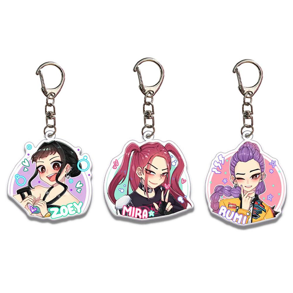 

Kpop Демон Девушки Хантрикс Саджа Мальчики Брелки для Аксессуаров Сумка Маркус Руми Зои Джину Рамен Рамён Брелок Ювелирные Изделия Подарок для Поклонников