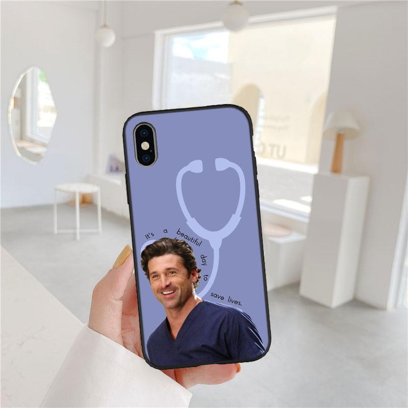 CJ62 Grey's Anatomy Soft Shell Phone Case for Redmi Note 10 11 12 Pro Max 10S 10C 10T 11A 11S 12S 12C