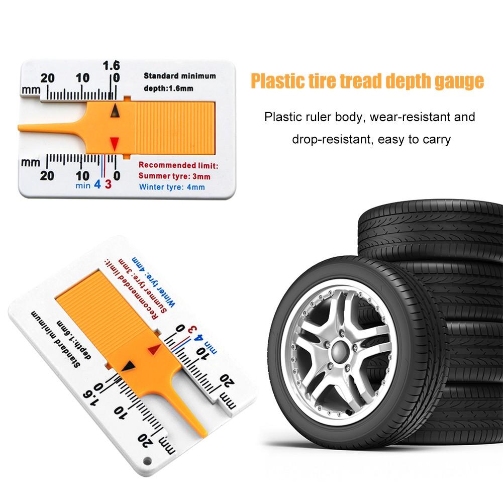 Car Tyre Tire Tread Depth Gauge Meter 0-20MM Vernier Depth Caliper Tire Tread Depth Ruler Motorcycle Trailer Van Measurer Tool