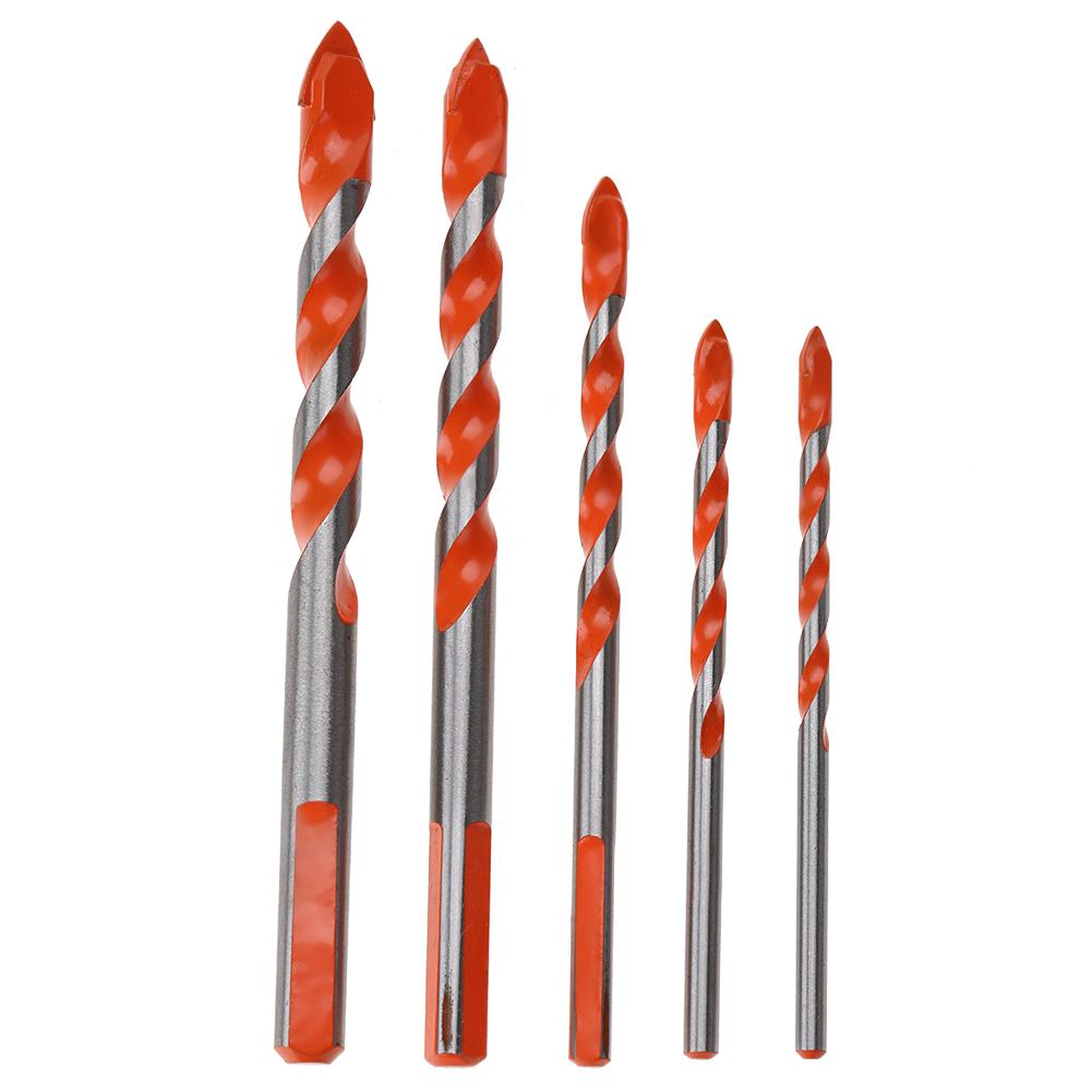 5pcs Handle Multifunctional Alloy Drill Bits for Hand Electric Drill 4-10mm