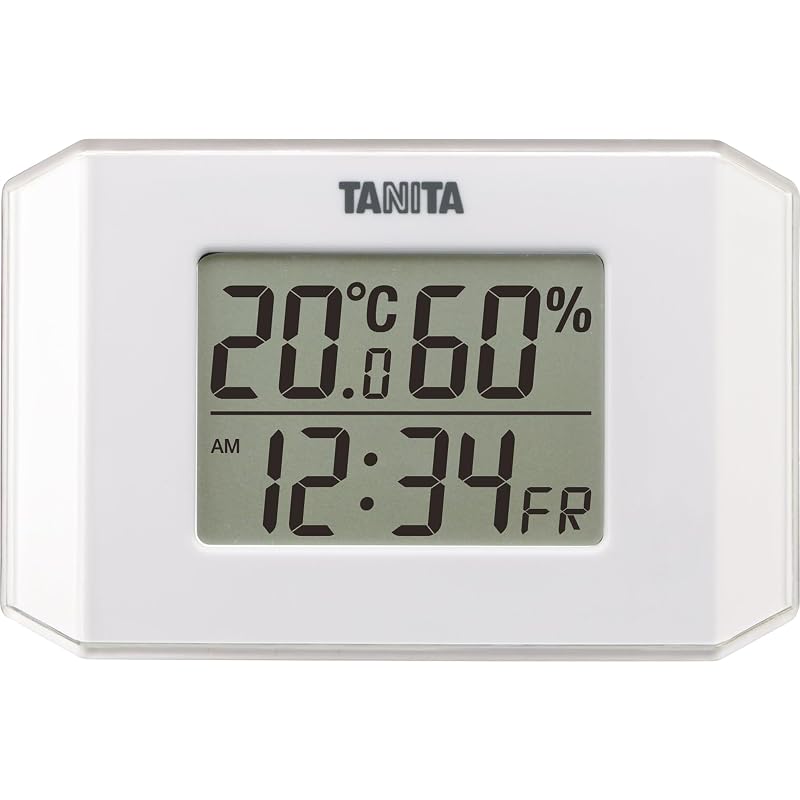 Tanita (TANITA) Digital Thermometer and Hygrometer, White, Model TT-574-WH