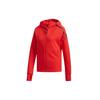 adidas Casual Sports Zipper Hooded Jacket Red Unisex EA2102