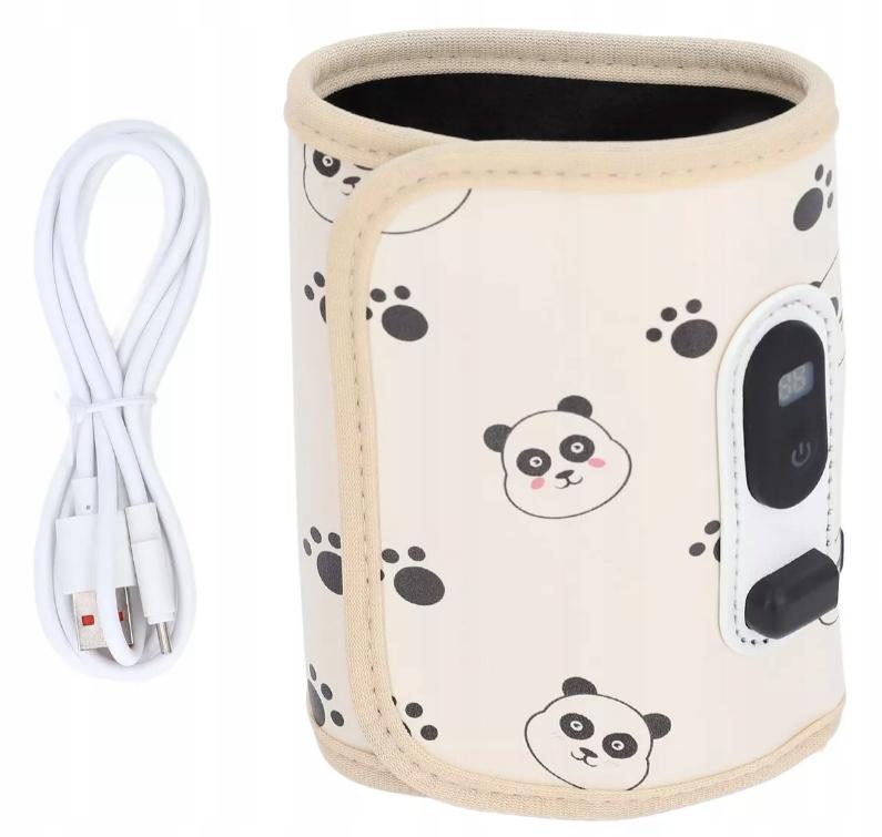 Portable travel bottle warmer for food with USB for car travel