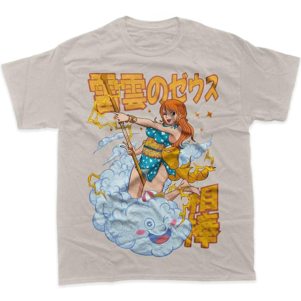 One Piece Unisex Unisex Cotton Nami Print Tshirt Summer Anime Tee 2026 Summer Shortsleeved Retro Harajuku Y2k Streetwear Tops