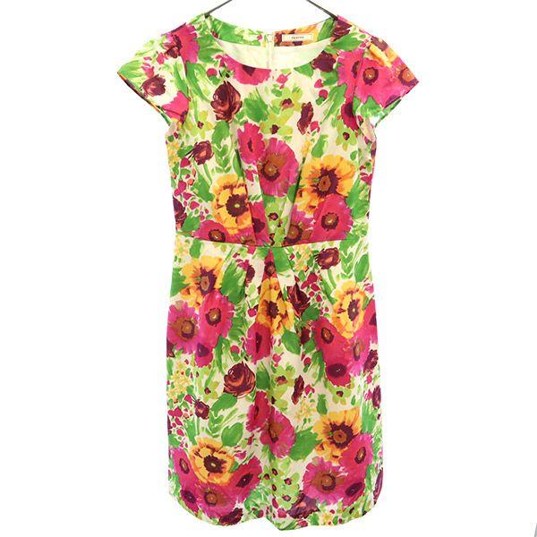 

неиспользованное PLATINE Цветочный Короткий рукав Цельный 38 Женский Б/у