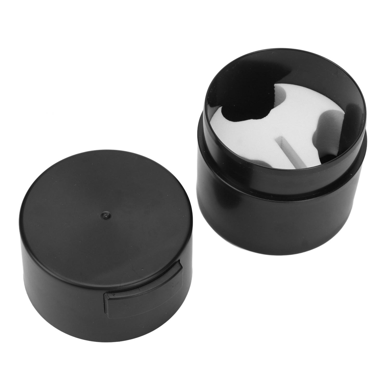 

Резервуар для хранения клея для ресниц Предотвращает высыхание Контейнер с клеем для наращивания ресниц отрицательного давления чёрный