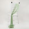 Flowing Polyester Chair Sash 9Ft Romantic Event Ambiance Draping Fabric Versatile Wrinkle-Free Wedding Aisle Decorations Wedding