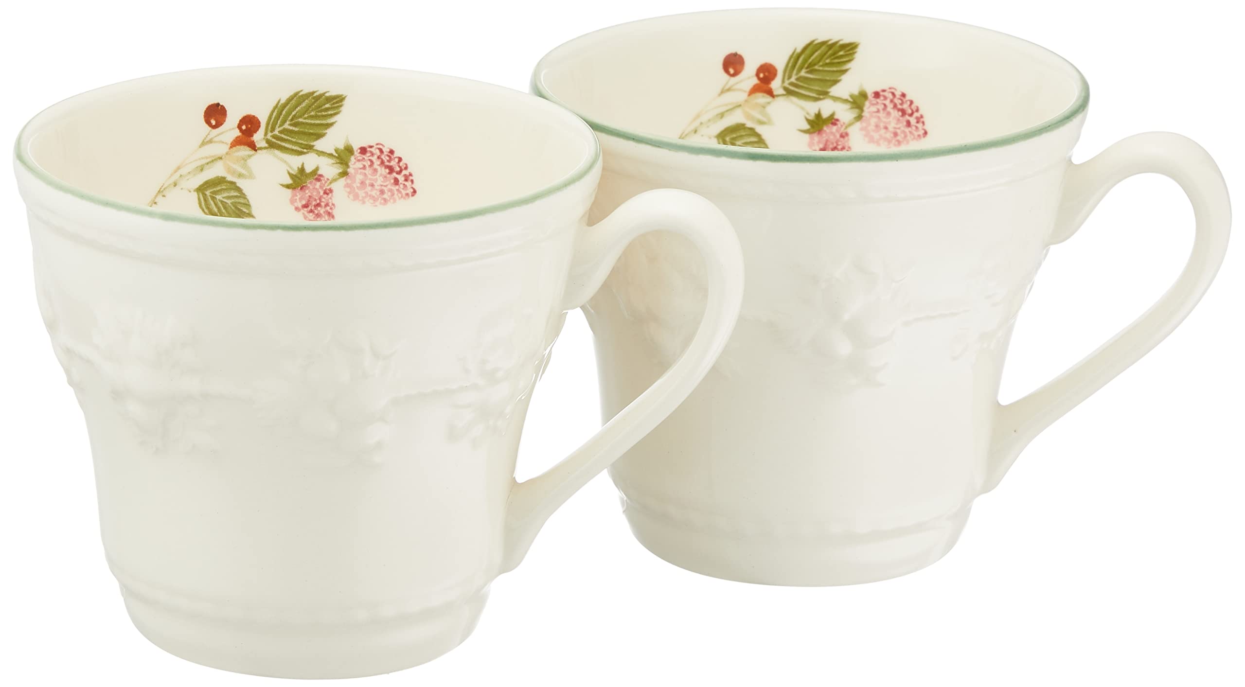 

Wedgwood [Official Import] Wedgwood Festivity Raspberry Pair Mugs, 350ml, Ceramic, Wedding Gift, 1054004