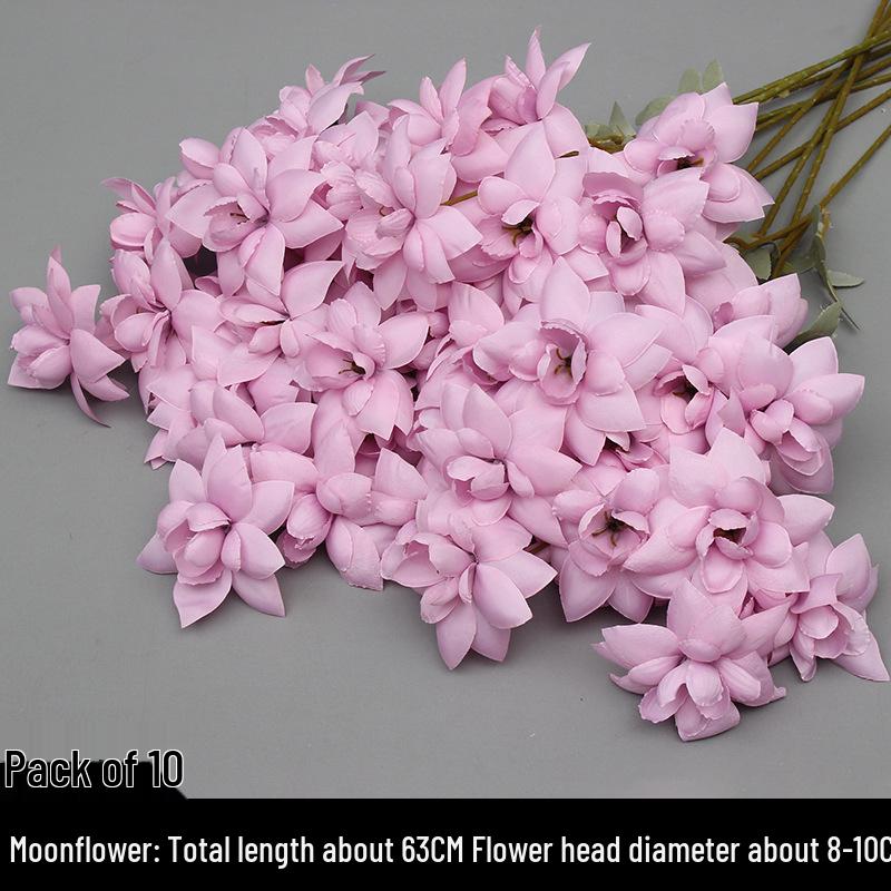 10-Piece Purple Series Artificial Floral Set: Ground Row, Aisle, and Burgundy Wedding Decoration Flowers