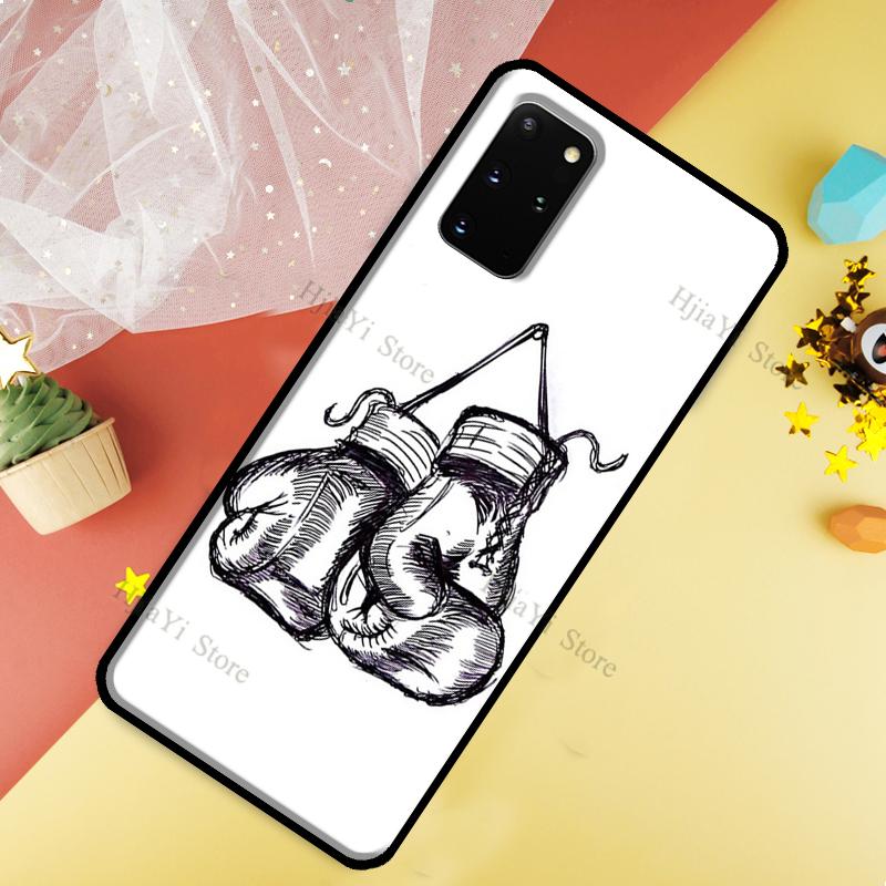 Boxing Gloves Case For Samsung Galaxy S21 Ultra S22 S20 FE Note 20 Ultra Note10 S8 S9 S10 Plus Coque