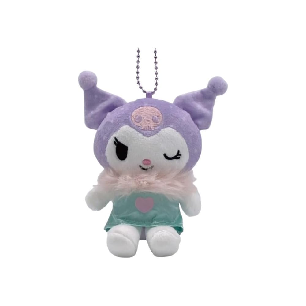 

Nakajima Corporation My Melody Kuromi Mascot Collection Kuromi Petit Heart 208156-25 13x7.5x6cm Plush Toy
