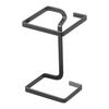 Jitsugyo Corner Drainer Net Holder Square Black W9.5 X D9.5 X H15.2cm (Cushion Not Included) Tower Triangular Corner Garbage Receptacle