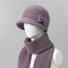 Hat Women's Winter Wool Hat Autumn and Winter Rabbit Hair Thermal Basin Hat