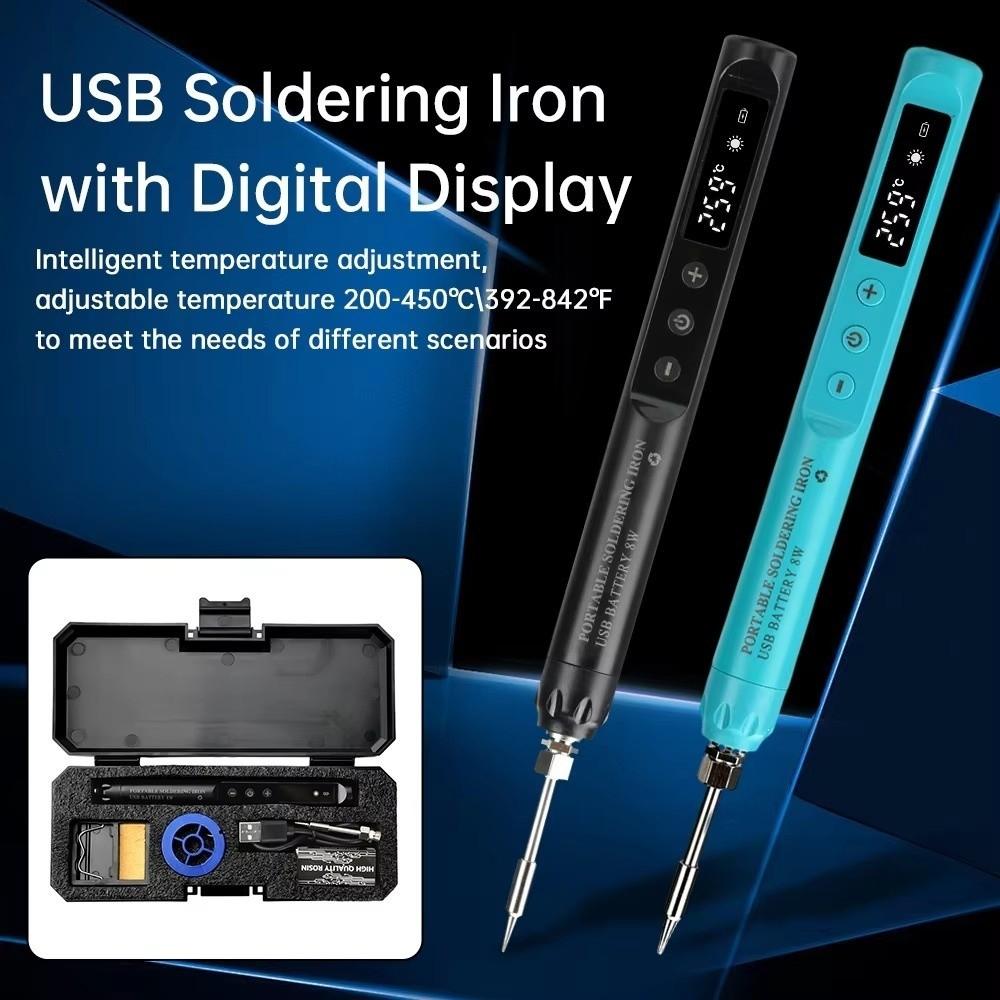 USB Powered Wireless Electric Iron Solder Welding Tool Kit Pen  Electronics Repair