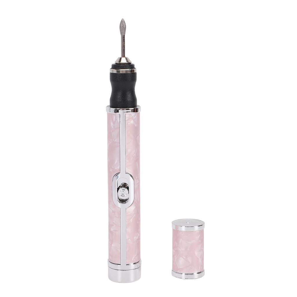 Cordless Nail Drill USB Rechargeable Portable 4 Speed Adjustable Manicure Drill for Nail Salon Pink
