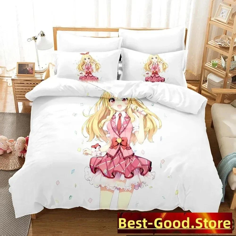 Comforter Aikatsu Idol Activity Anime Bedding Set Printed With Bed Soft Single Double Queen Super King Size