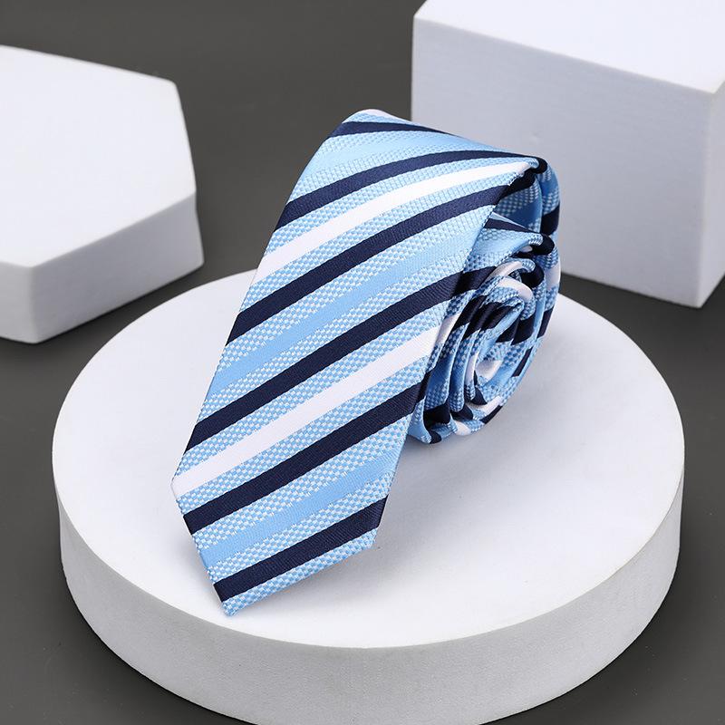 Korean Version Of Casual 5Cm Men'S And Women'S Business Dress Groom Wedding Stripe Hand Play Work Narrow Lazy Solid Color Tie