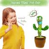 Dansende Cactus 120 Liedjes Speaker Praten Usb Batterij Stem Herhalen Pluche Cactus Danser Speelgoed Praten Pluche Beest Knuffels Voor Kinderen Cadeau
