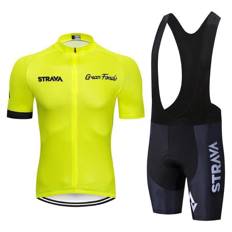 Exclusive STRA Cycling Clothes Short-sleeved Suits Braces Pants Team Version Factory