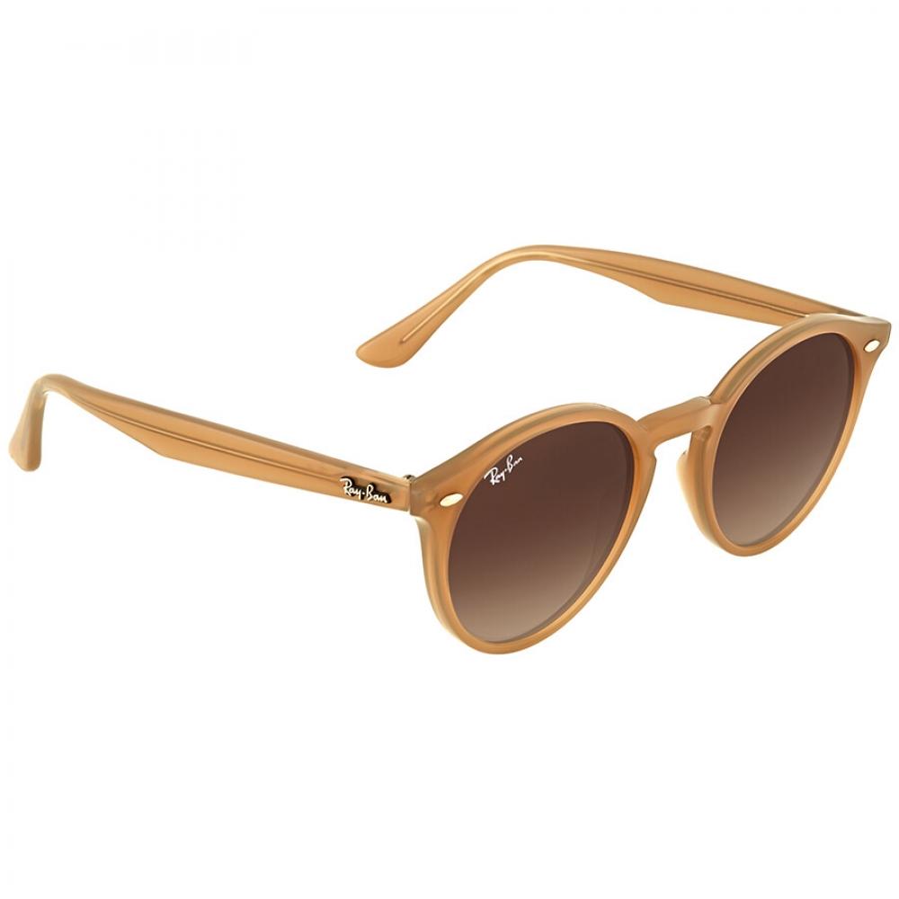 Ray Ban Brown Gradient Round Unisex Sunglasses Rb2180 616613 49