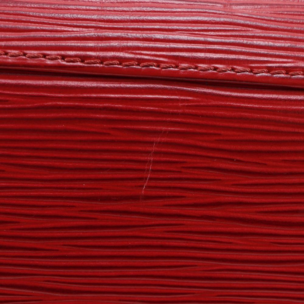 LOUIS VUITTON Petit Noe Shoulder Bag M44107 Castilian red Red Epi Leather Women Used