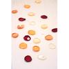 300pcs Orange Rose Petals, Artificial Flower Petals Fall Wedding Decor Flower Girl Petals Terracotta Flower Petals for Wedding Aisle Runner Scatter