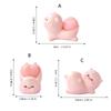 Whimsically Pig Sculpture Soft Butt Figurine Miniature Desk Ornamentation For Cute Decorations And Collectors Gift