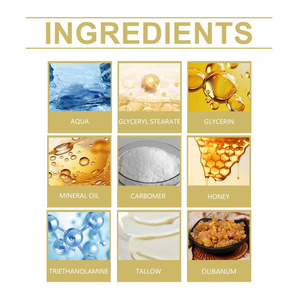 Beef Tallow Cream, Beef Tallow Balm, Beef Tallow Cream, Grass Fed Tallow And Honey Cream, For Face And Body, Provides All Skin Types