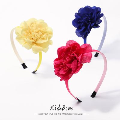 12 Farben Einfarbig Blume Haarband Für Süße Mädchen Prinzessin Schleife Haarreif Stirnband DIY Kopfschmuck Kinder Haarschmuck Haarbänder