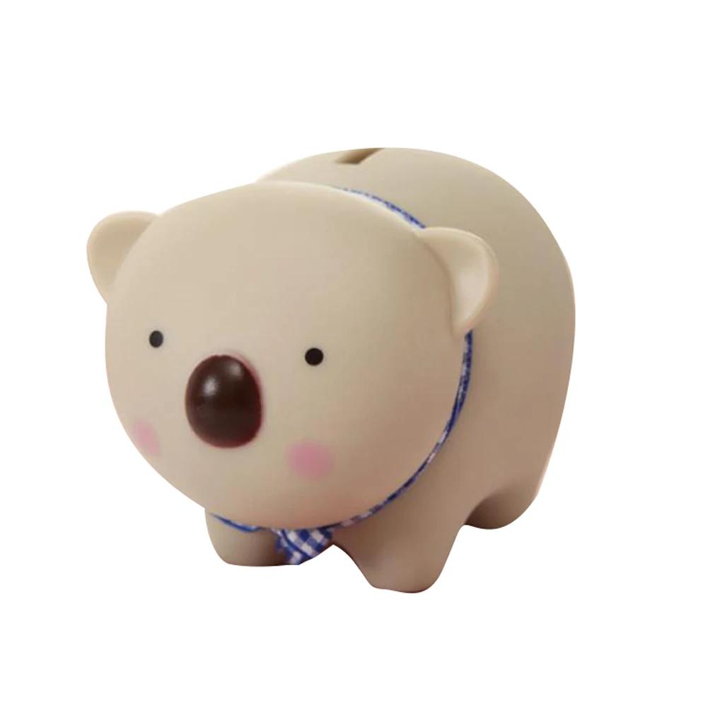 Cute Animal Piggy Bank Household Cartoon Koala Panda Pig Rabbit Money Box Small Soft Saving Pot Gift for Kids Adults Home Decor
