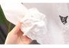 Girls' 100% Cotton White Long-Sleeved Shirt with Doll Collar - Spring/Autumn Style for Older Children