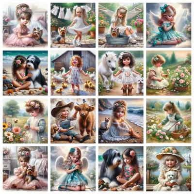 5D Special Shape Diamond Art Kits for Beginners, Diamond Painting Kits for Adults Animal Crystal Rhinestones Diamond Painting