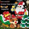 Christmas Building Block Toys: Compatible with Lego—Santa Claus, Christmas Tree for Kids