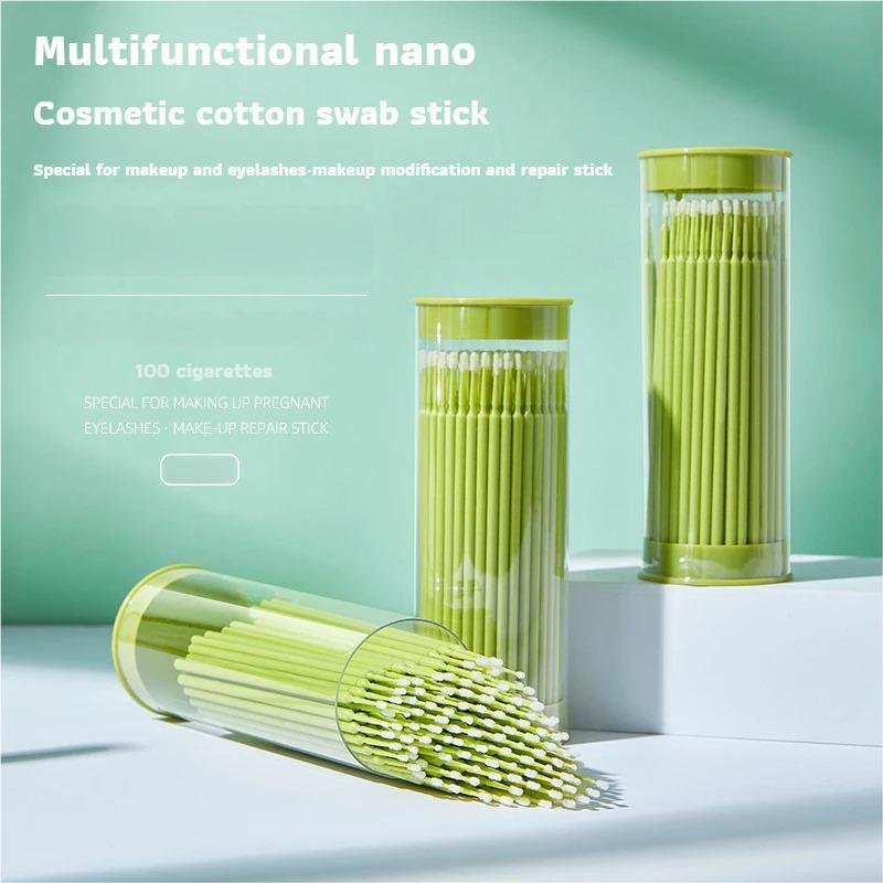 Makeup nano cotton swab boxed portable cotton swab stick
