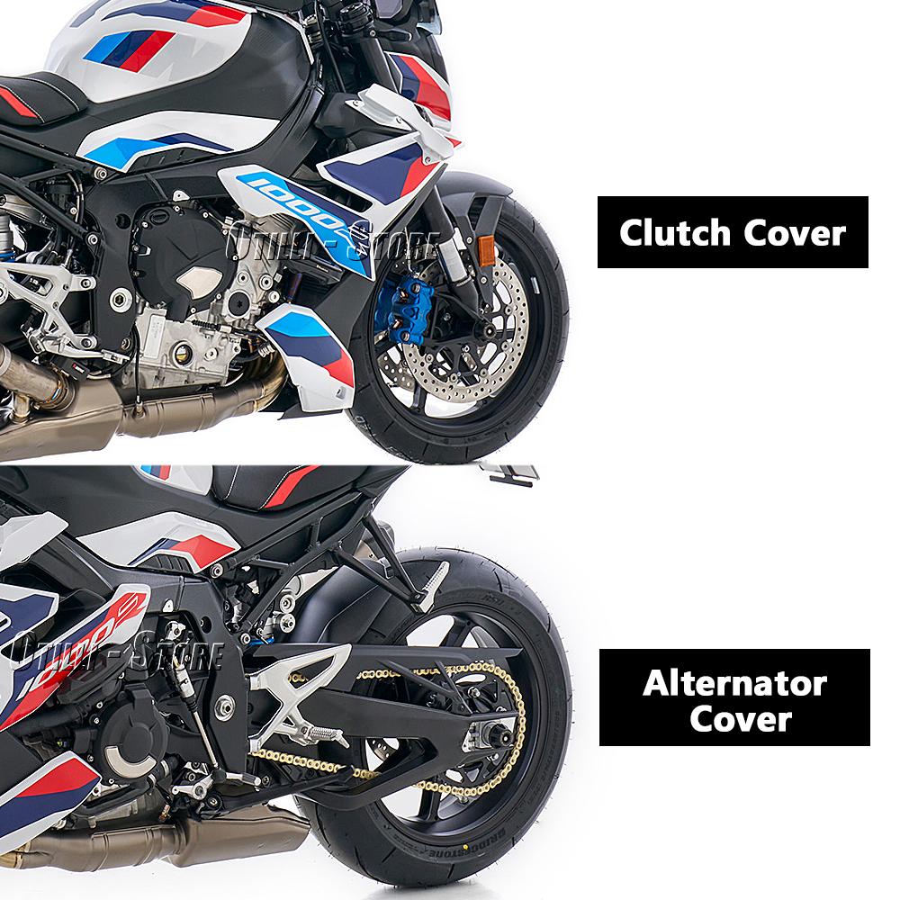 Motorcycle Engine Alternator Cover Clutch Cap Protection Guard Cover For BMW S1000R S1000XR S1000RR M1000R M1000RR Accessories