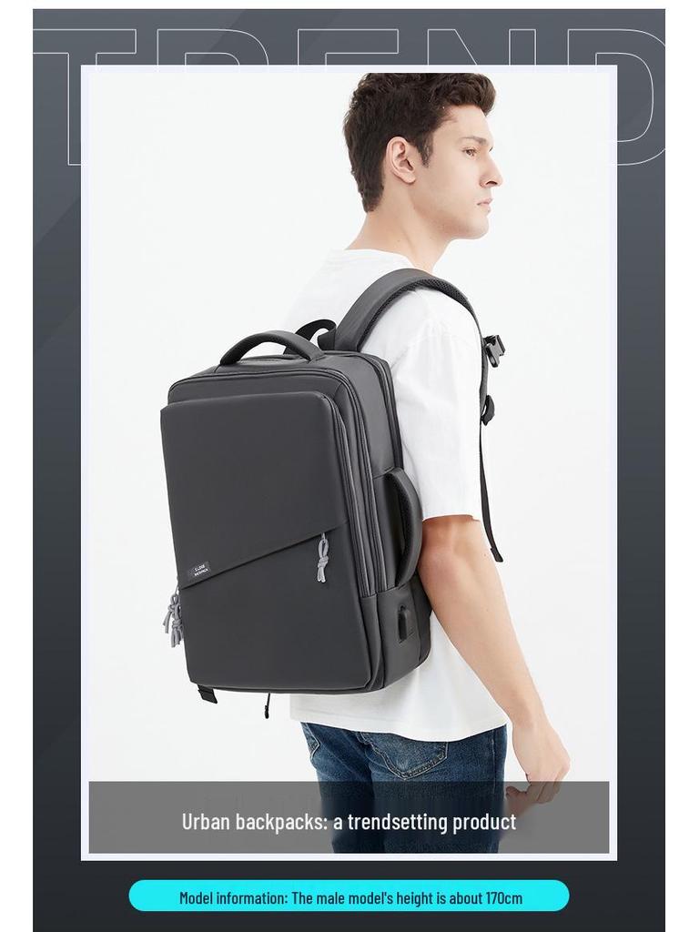 Trendy Waterproof Large-Capacity Backpack for Men & Women - Stylish for Travel & School