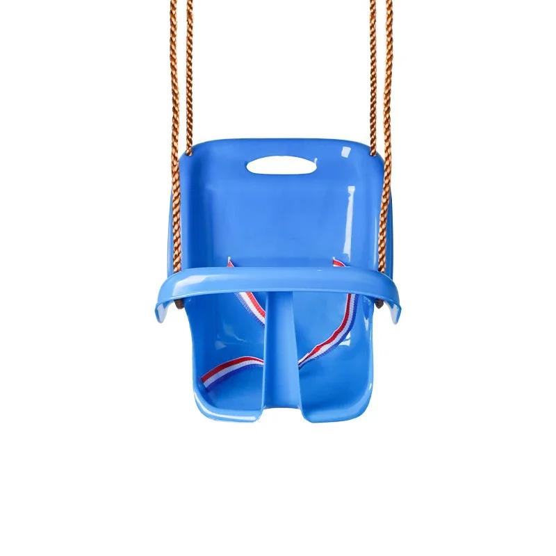 Children's Hanging Basket Swing with Seat Belt Accessories Baby Hanging Basket Home Backyard Playground Toys Swing Hanging Chair