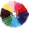 100pcs/lot Big Hanging Tassel Colorful Tassel For DIY Craft Jewelry Making Souvenir Bookmarks Chinese Knots Decor Accessories