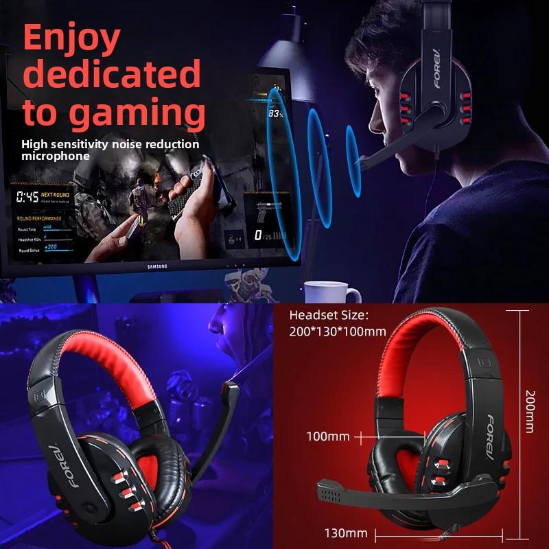 LVKIDRON 4-in-1 Portable USB Wired Gaming Combo Set 104-Key Mechanical RGB Backlit Anti-Fall Ergonomic Mouse Mousepad Headphones