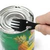 Multi Functional Camping Stainless Steel Spoon Fork Portable Thick Outdoor Tableware Set Integrated Bottle Opener