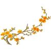 Flower Shaped Plum Blossom Applique Embroideried Self-adhesive Cloth Patches Exquisite DIY Clothes Sticker Bag Decoration